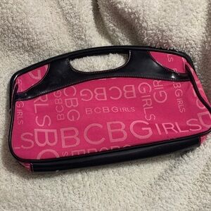 BCBGirls Pink and Black handbag
